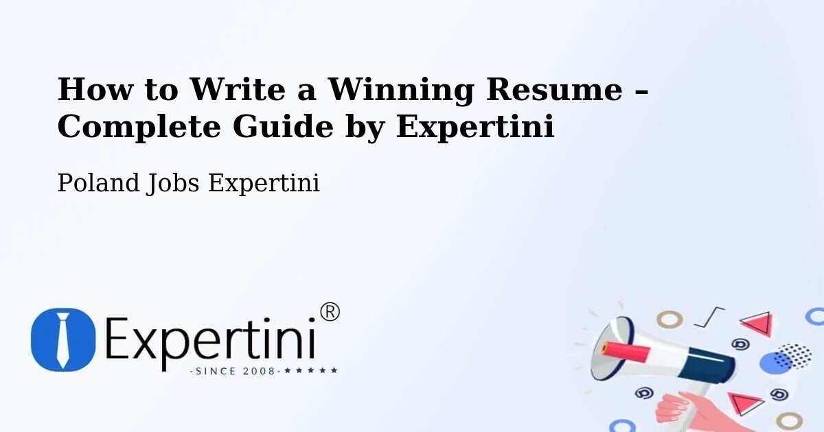 Resume Writing Guide for Job Seekers – Łęki - Łęki, Poland Jobs Expertini